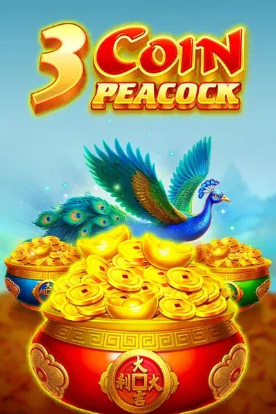 3 Coin Golden Peacock chez Vibebet Casino